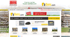 Desktop Screenshot of biens.com